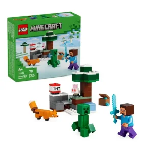 Конструктор LEGO Minecraft Пригоди Стіва в тайзі (21583)