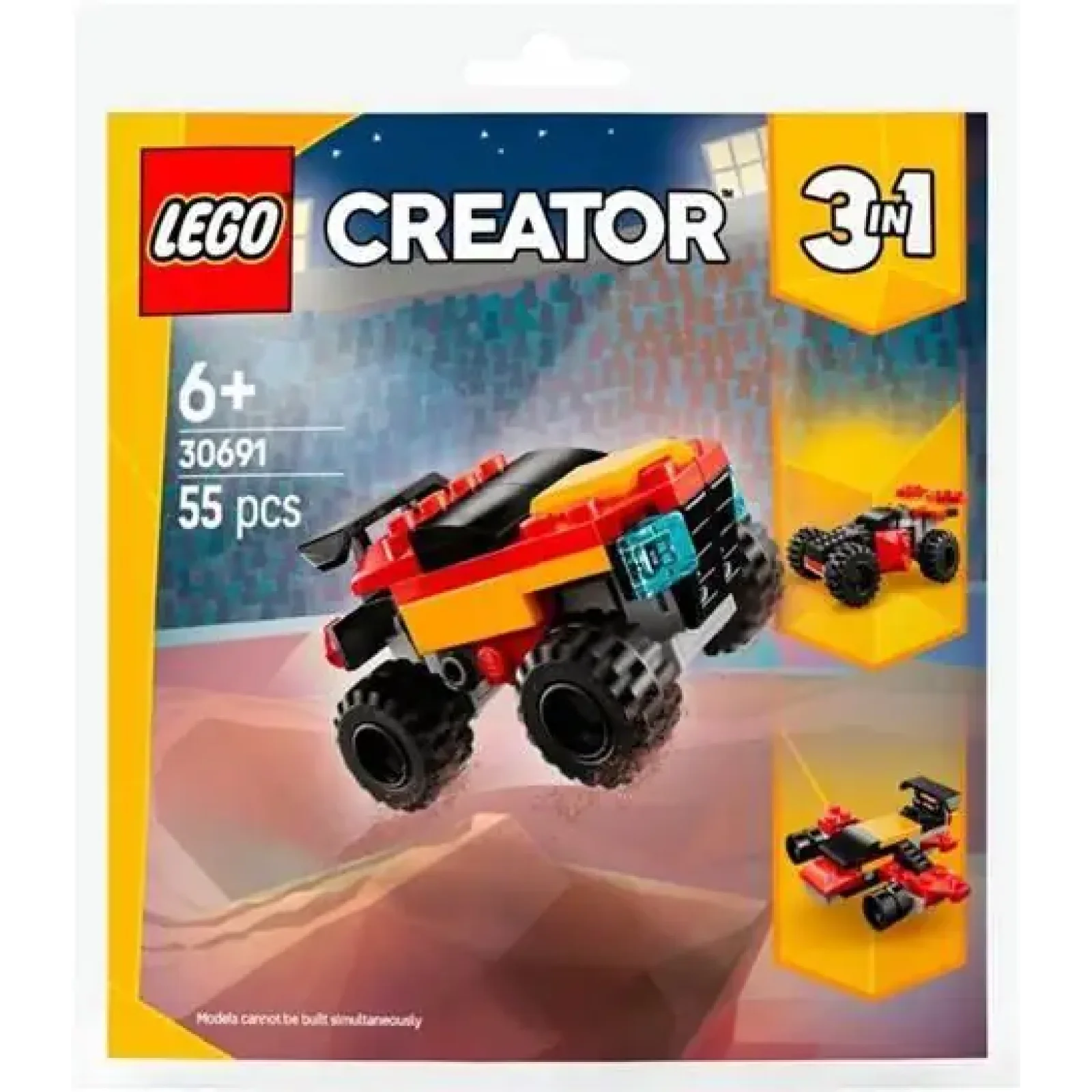 Конструктор LEGO Creator Вантажівочка-монстр з відкидним дахом (30691) UA