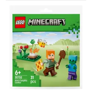 Конструктор LEGO Minecraft Конфлікт біля багаття Алекса (30732)