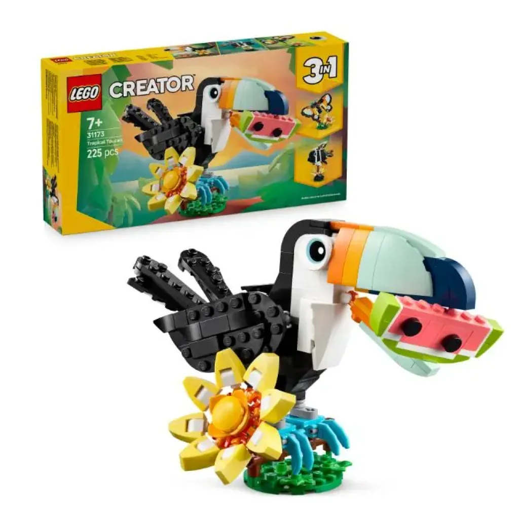 Конструктор LEGO Creator Дикі тварини: тропічний тукан (31173-) UA