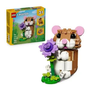 Конструктор LEGO Creator Чарівний хом'як з квіткою (31376)