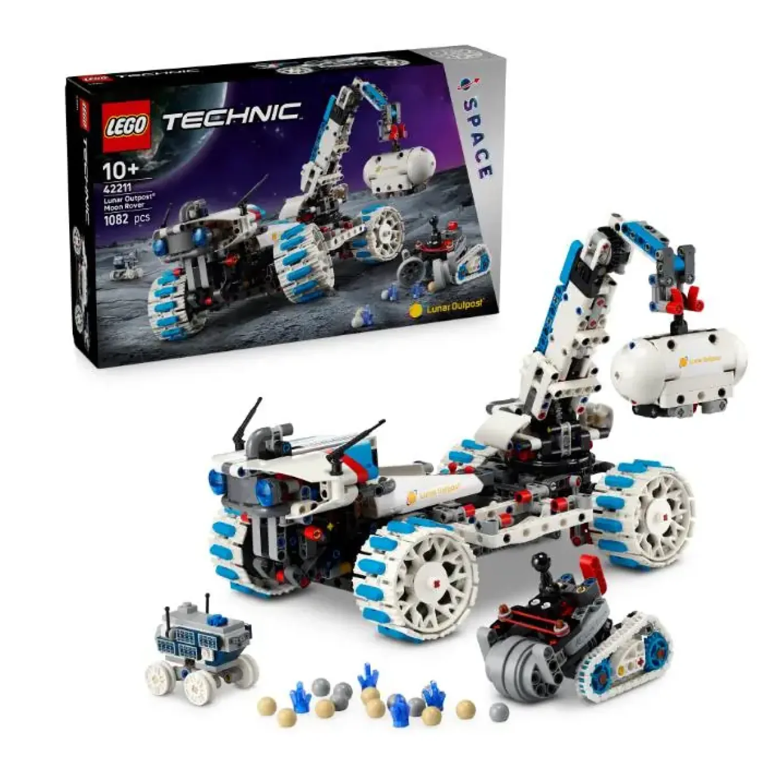Конструктор LEGO Technic Місяцехід Lunar Outpost. Космічний корабель (42211) UA