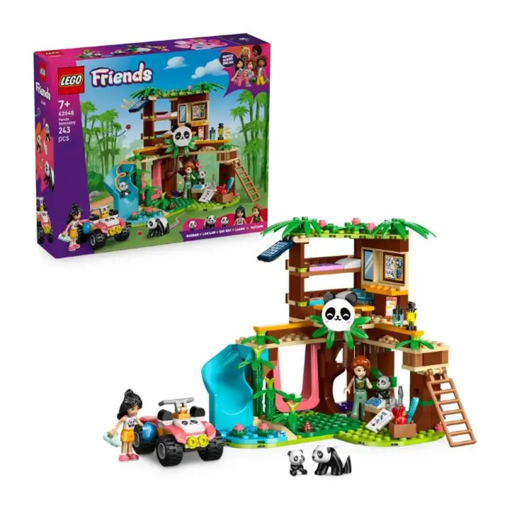 Конструктор LEGO Friends Догляд за тваринами в заповіднику панд (42648) UA