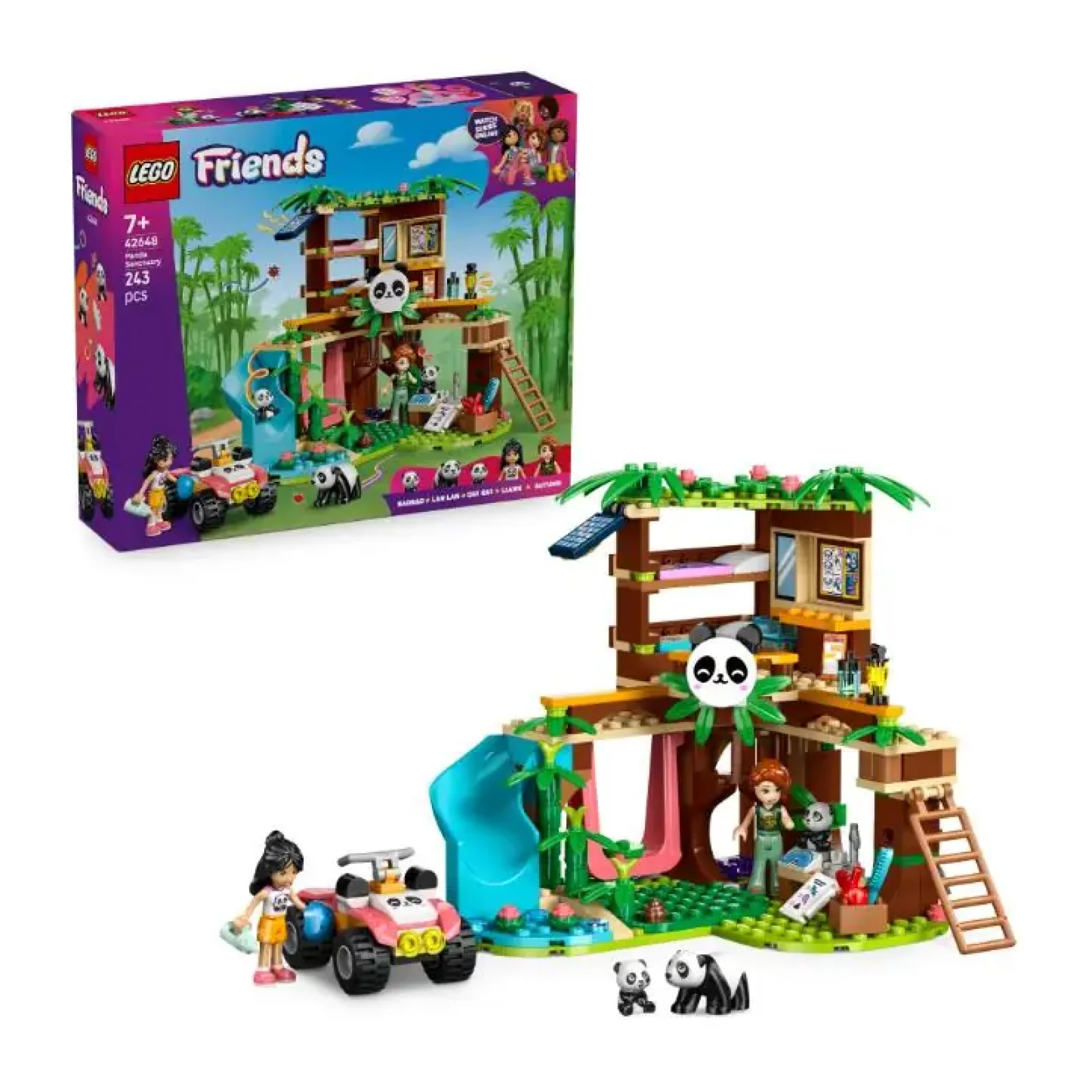 Конструктор LEGO Friends Догляд за тваринами в заповіднику панд (42648) UA