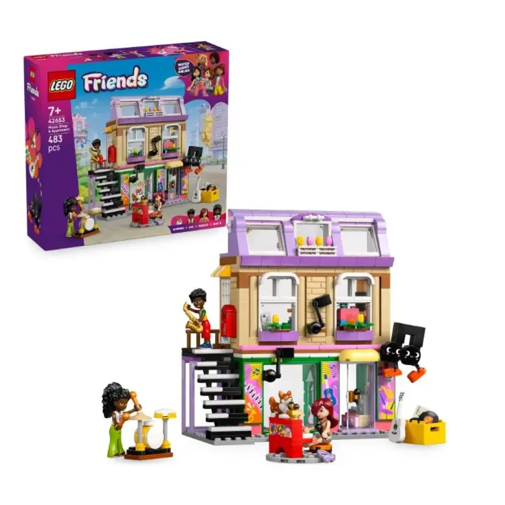 Конструктор LEGO Friends Музична крамниця і квартира (42653) UA