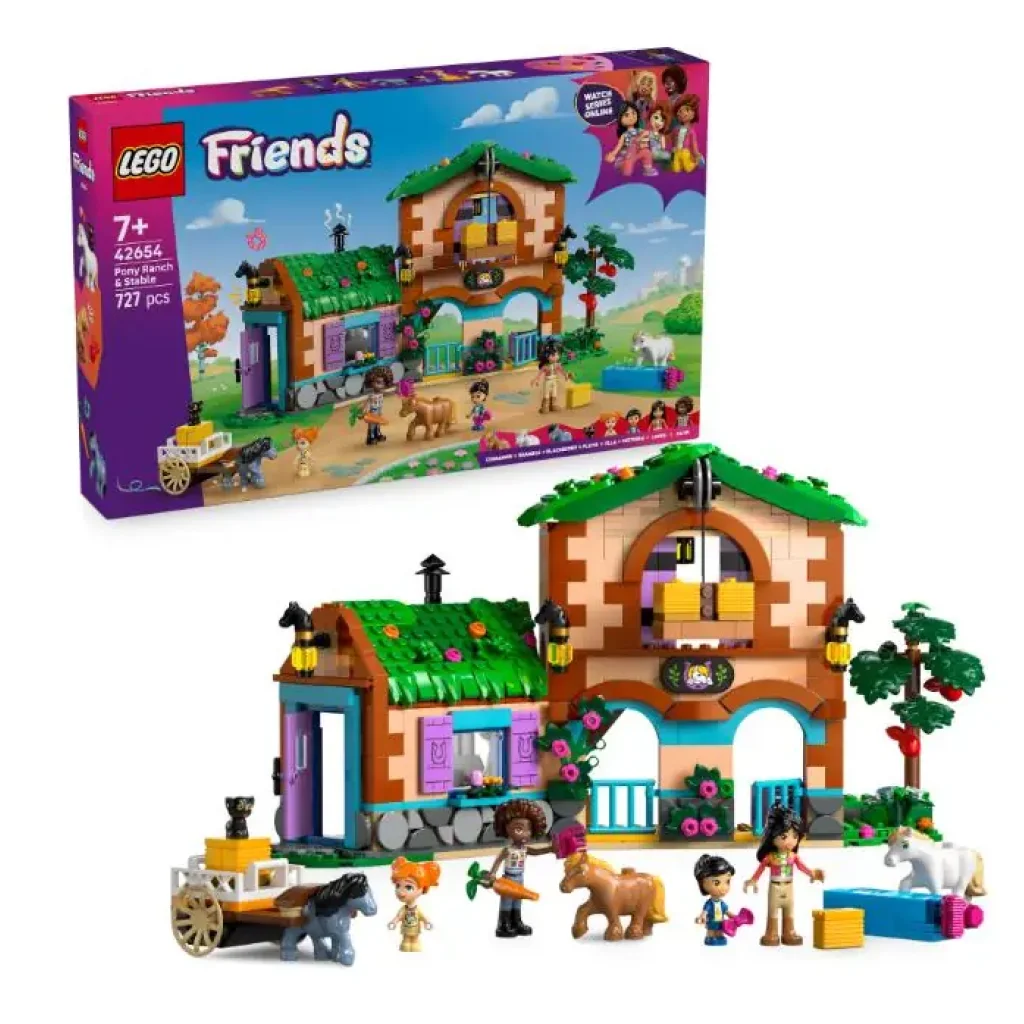 Конструктор LEGO Friends Ранчо і стайня поні (42654) UA