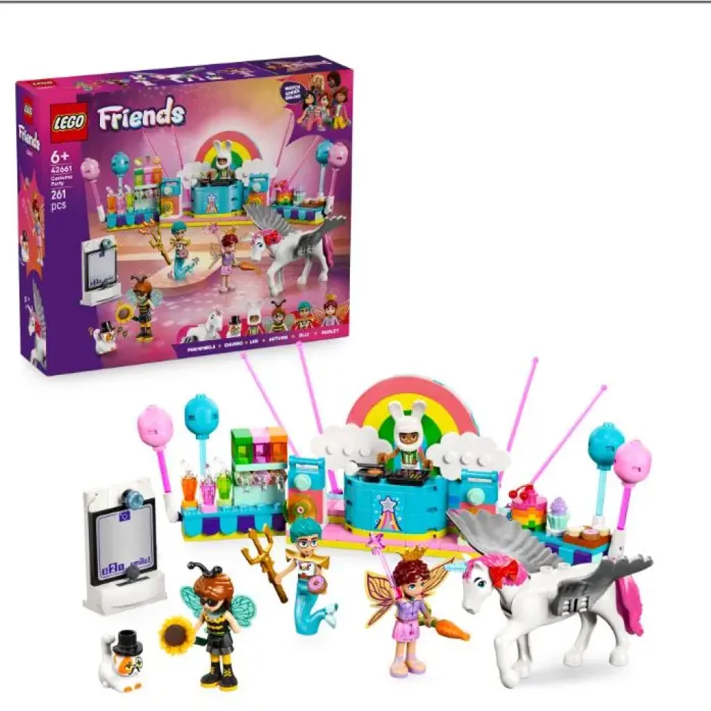 Конструктор LEGO Friends Костюмована вечірка з єдинорогом і феєю (42661) UA