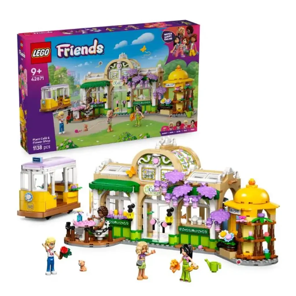 Конструктор LEGO Friends Кав'ярня з рослинами і квіткова крамниця (42671) UA