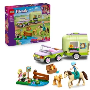 Конструктор LEGO Friends Причіп для коня й лошати (42695)