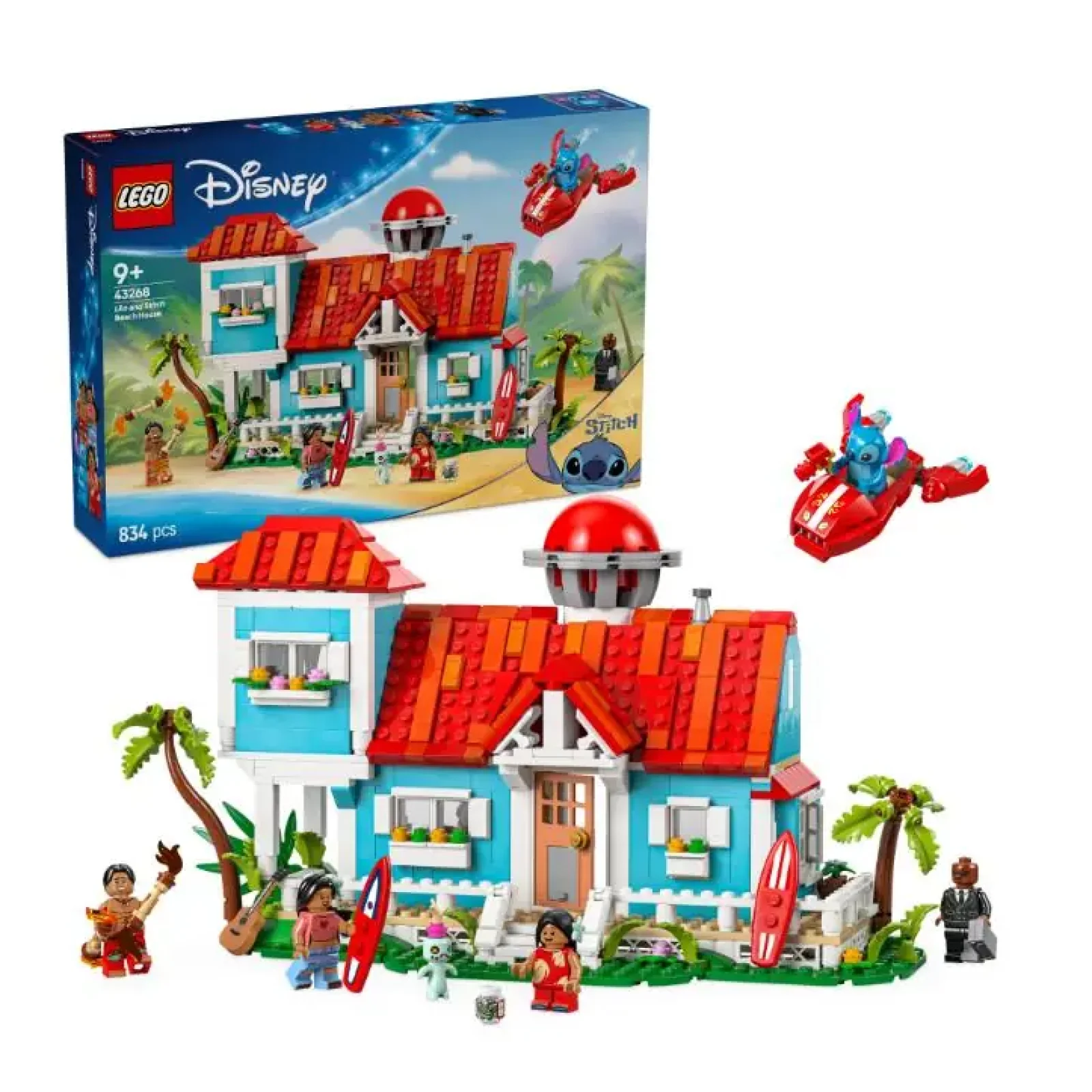 Конструктор LEGO Disney Classic Пляжний будинок Ліло і Стіч (43268) UA