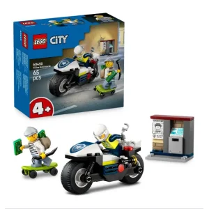 Конструктор LEGO City Переслідування на поліцейському мотоциклі (60455)