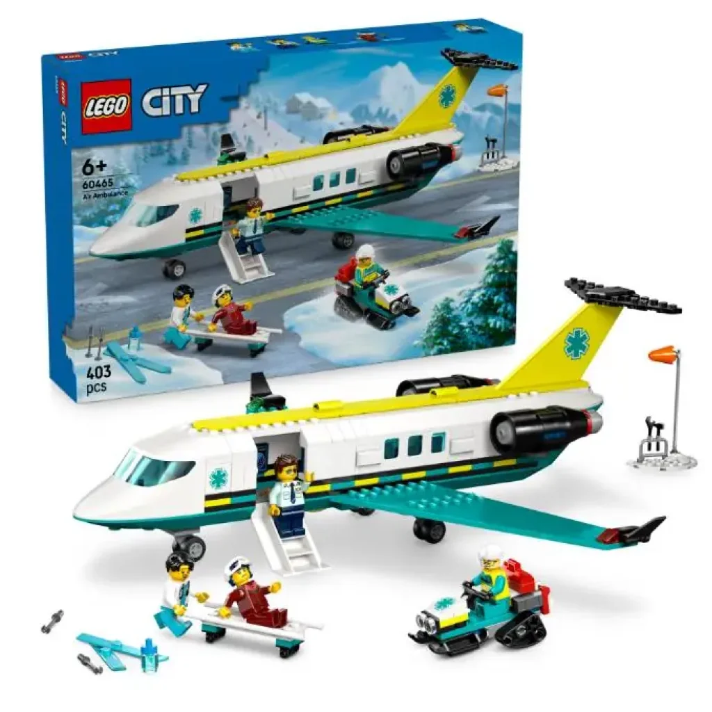 Конструктор LEGO City Літак швидкої медичної допомоги (60465) UA