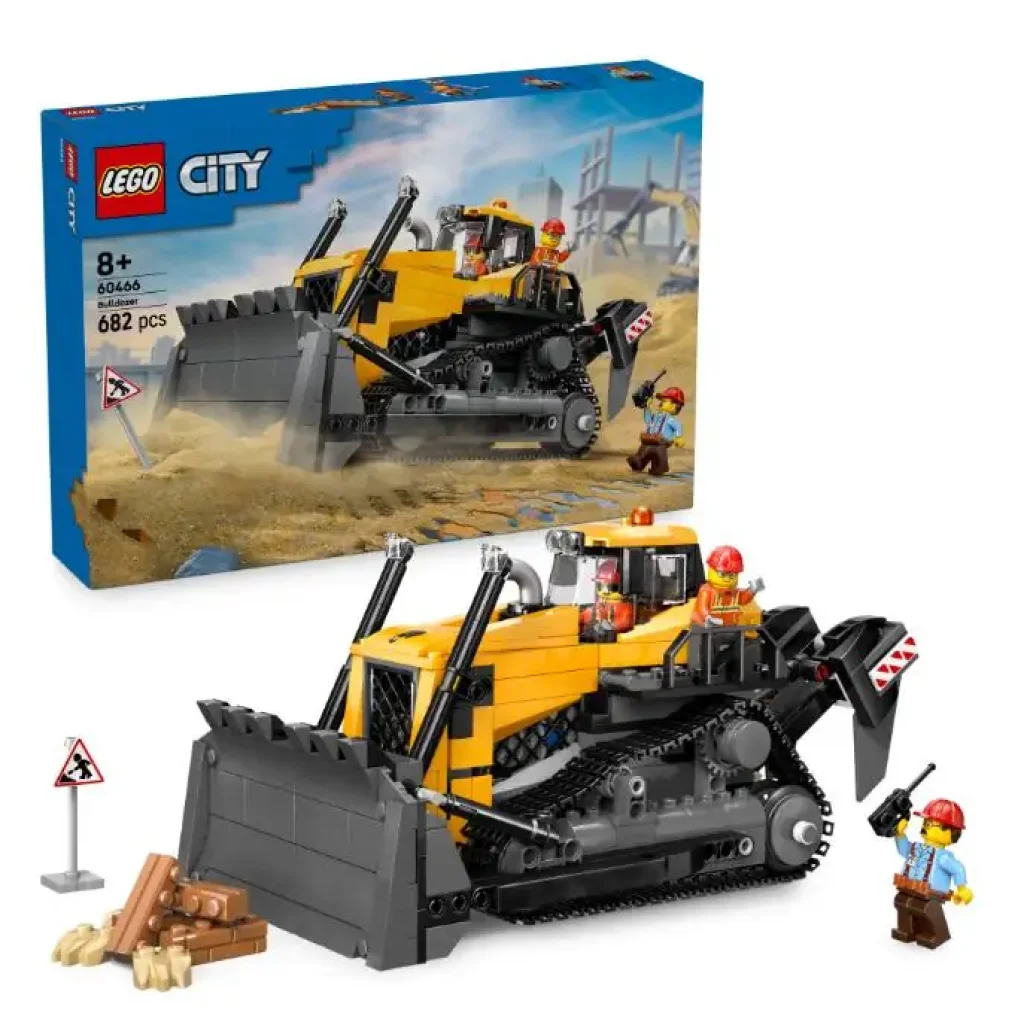 Конструктор LEGO City Жовтий бульдозер (60466) UA