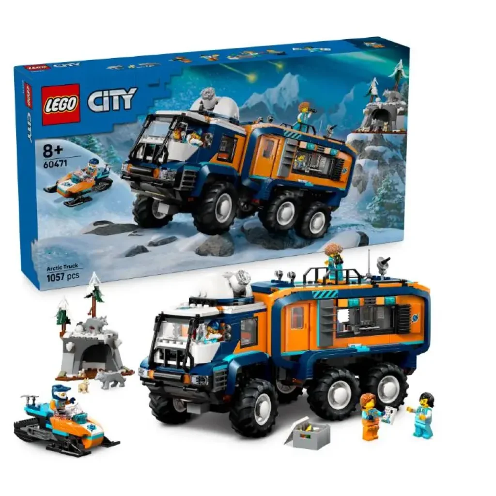 Конструктор LEGO City Арктична дослідницька вантажівка з науковою лабораторією (60471) UA