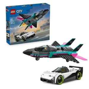 Конструктор LEGO City Реактивний літак проти автомобіля (60489)