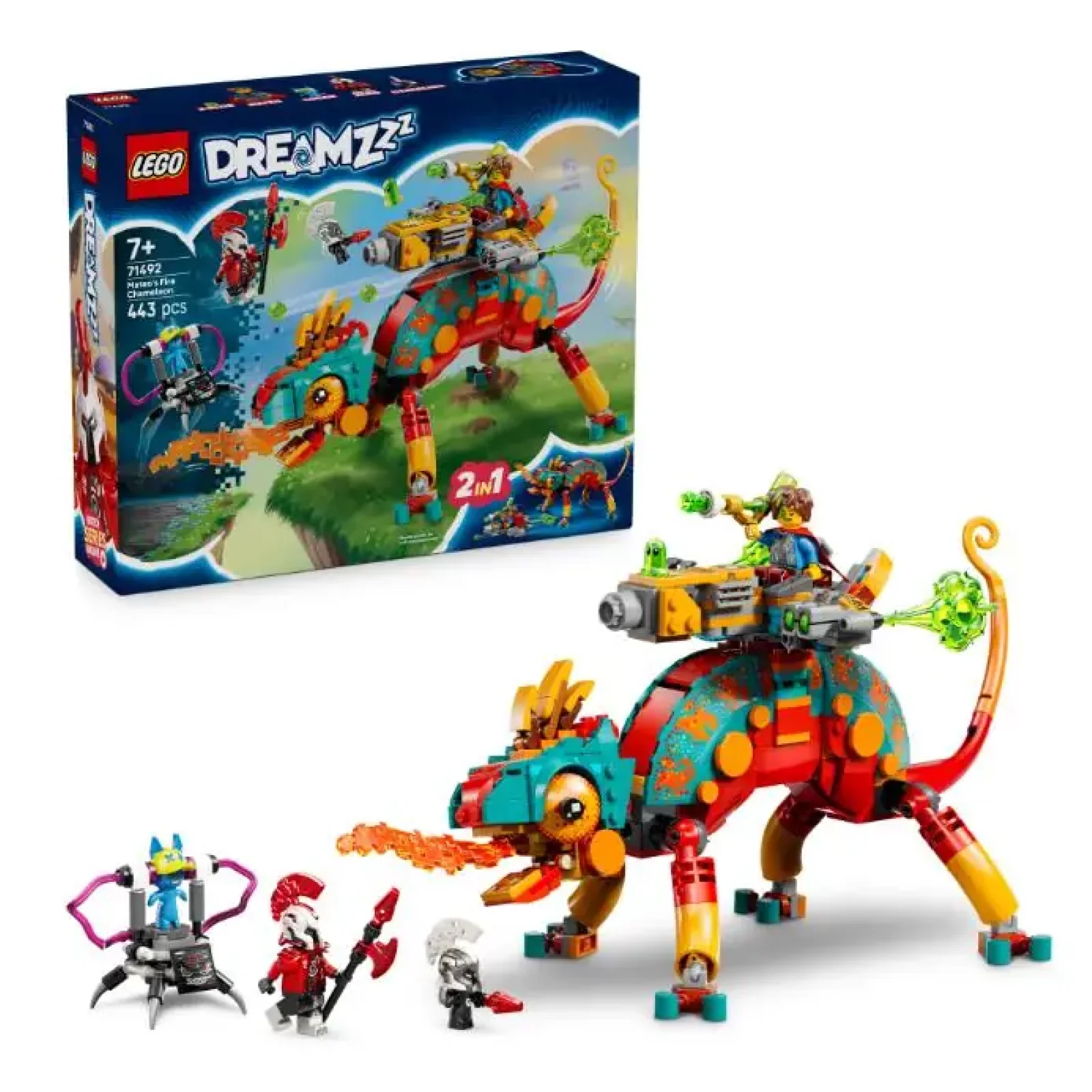 Конструктор LEGO Dreamzzz Вогняний хамелеон Матео (71492) UA