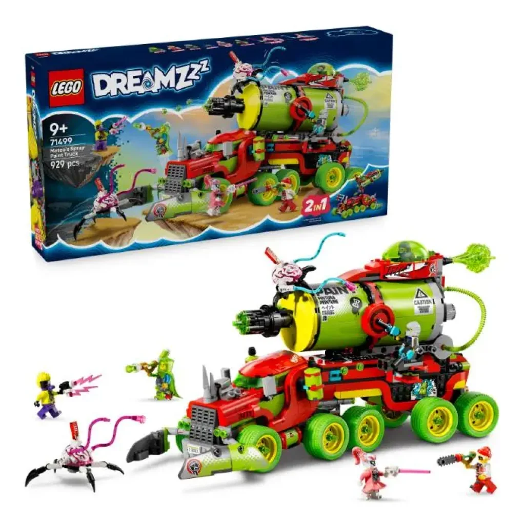 Конструктор LEGO Dreamzzz Вантажівка Матео з аерозольною фарбою (71499) UA