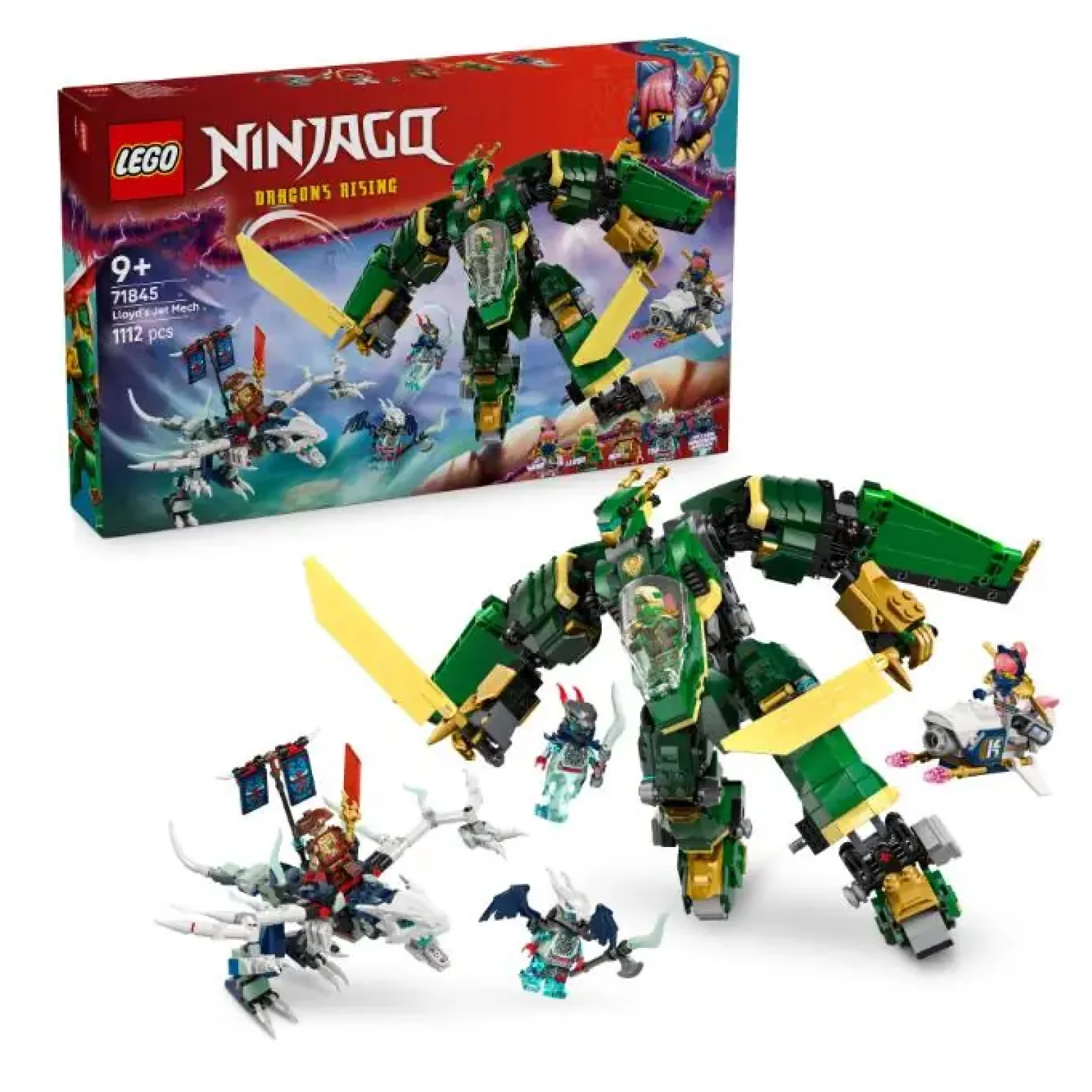 Конструктор LEGO Ninjago Реактивний робот Ллойда (71845) UA