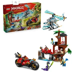 Конструктор LEGO Ninjago Автомобільна битва ніндзя біля будинку на дереві (71857)