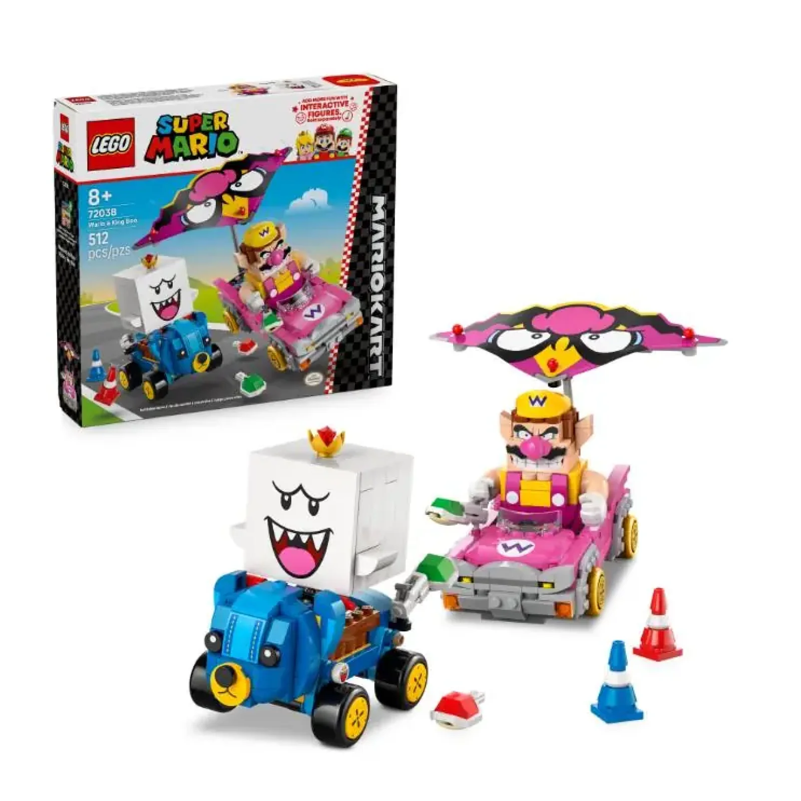 Конструктор LEGO Super Mario Mario Kart – Wario та King Boo (72038) UA