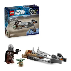 Конструктор LEGO Star Wars Швидкісний мотоцикл Мандалорця й Ґроґу (75436)