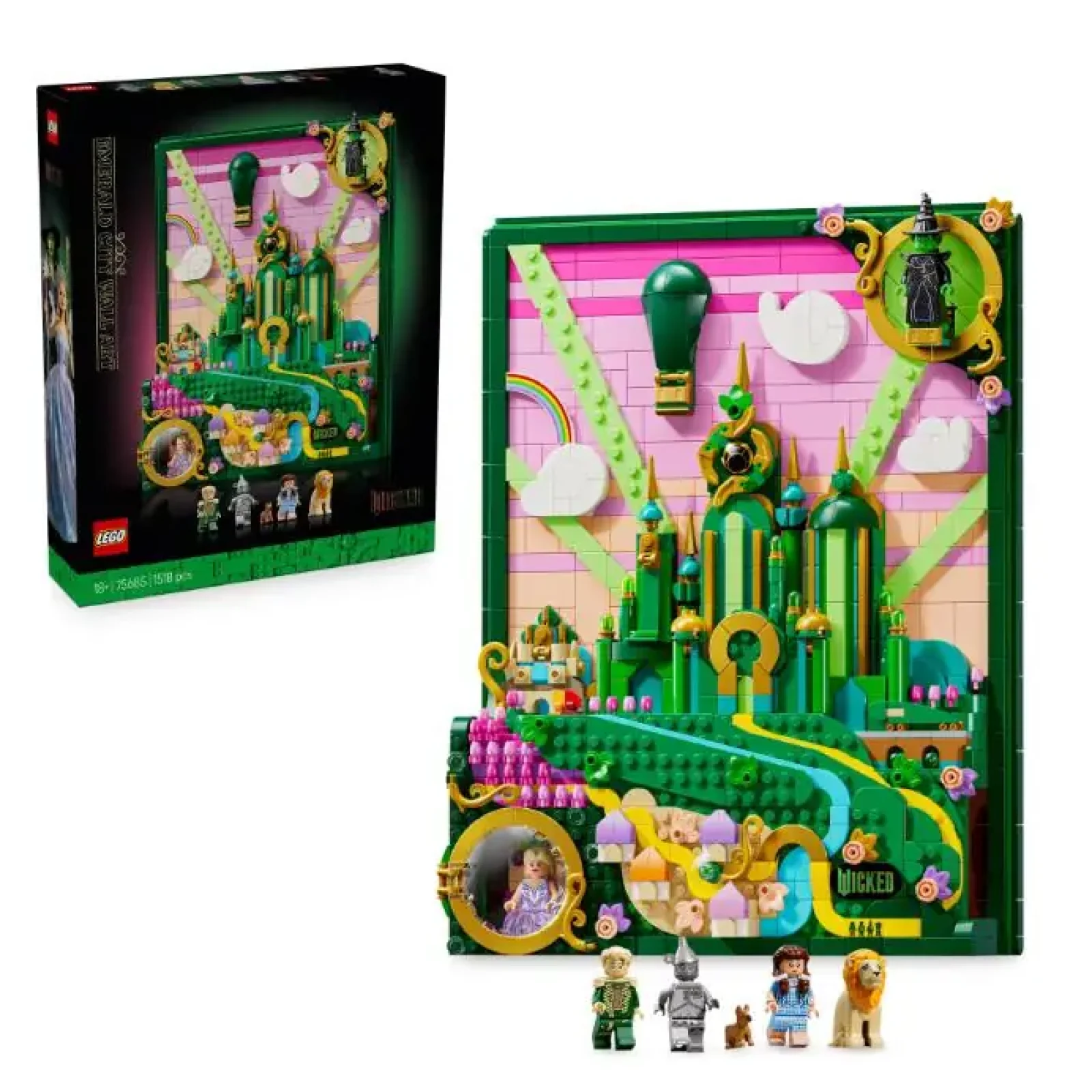 Конструктор LEGO Wicked Смарагдове місто настінний арт (75685) UA