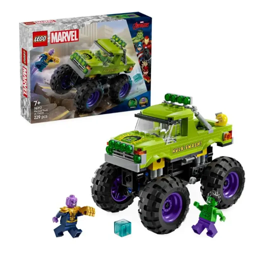 Конструктор LEGO Super Heroes Вантажівка Халка проти Таноса (76312) UA