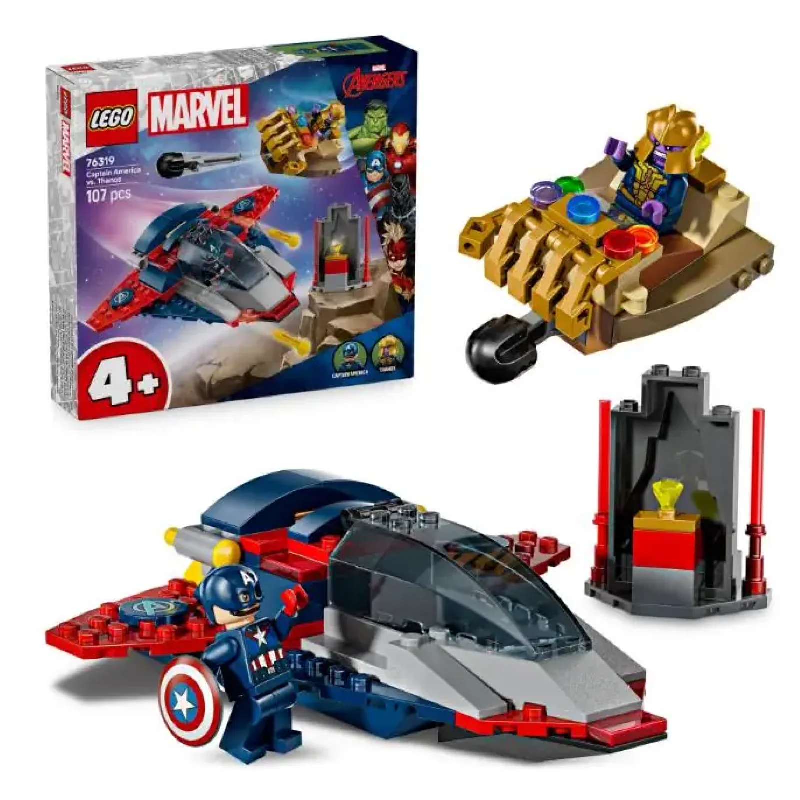 Конструктор LEGO Super Heroes Капітан Америка проти Таноса (76319) UA