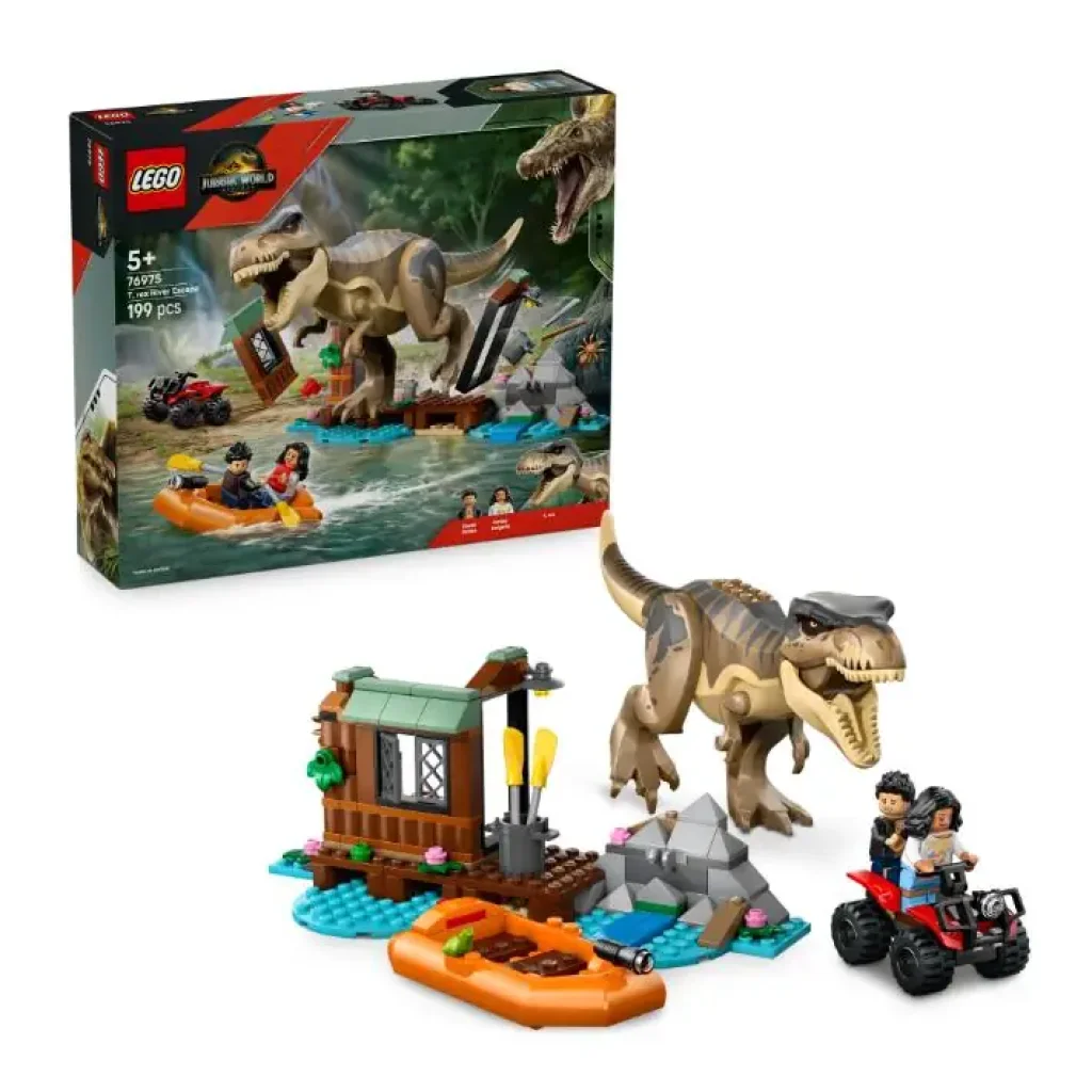 Конструктор LEGO Jurassic World Втеча річкою від тиранозавра (76975) UA