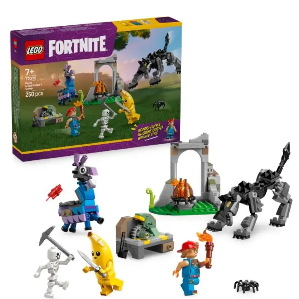 Конструктор LEGO Fortnite Табір Peely та Sparkplug (77075) UA