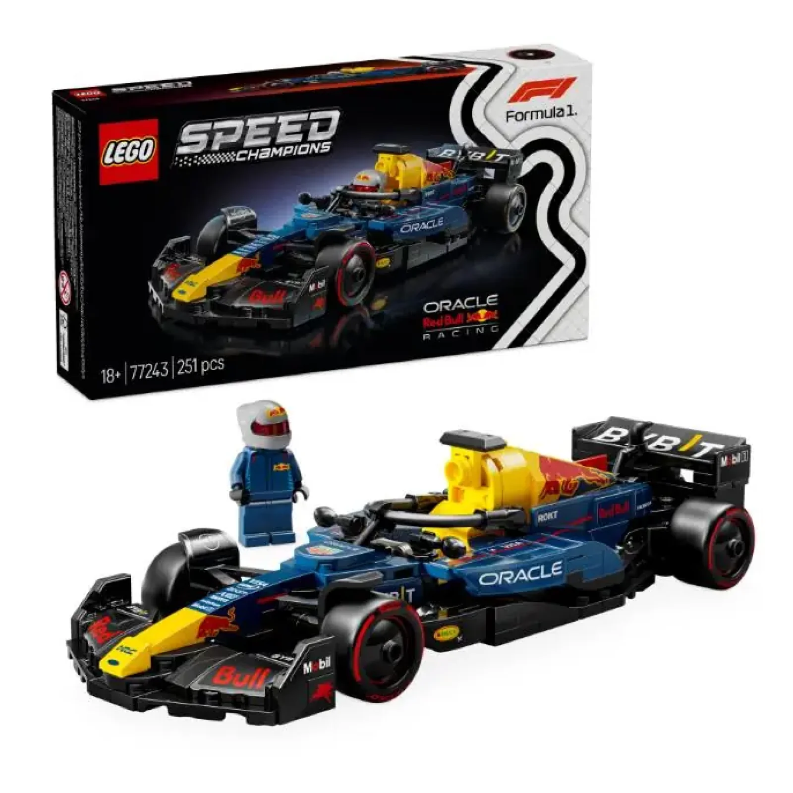 Конструктор LEGO Speed Champions Автомобіль для перегонів F1® Oracle Red Bull Racing RB20 (77243) UA