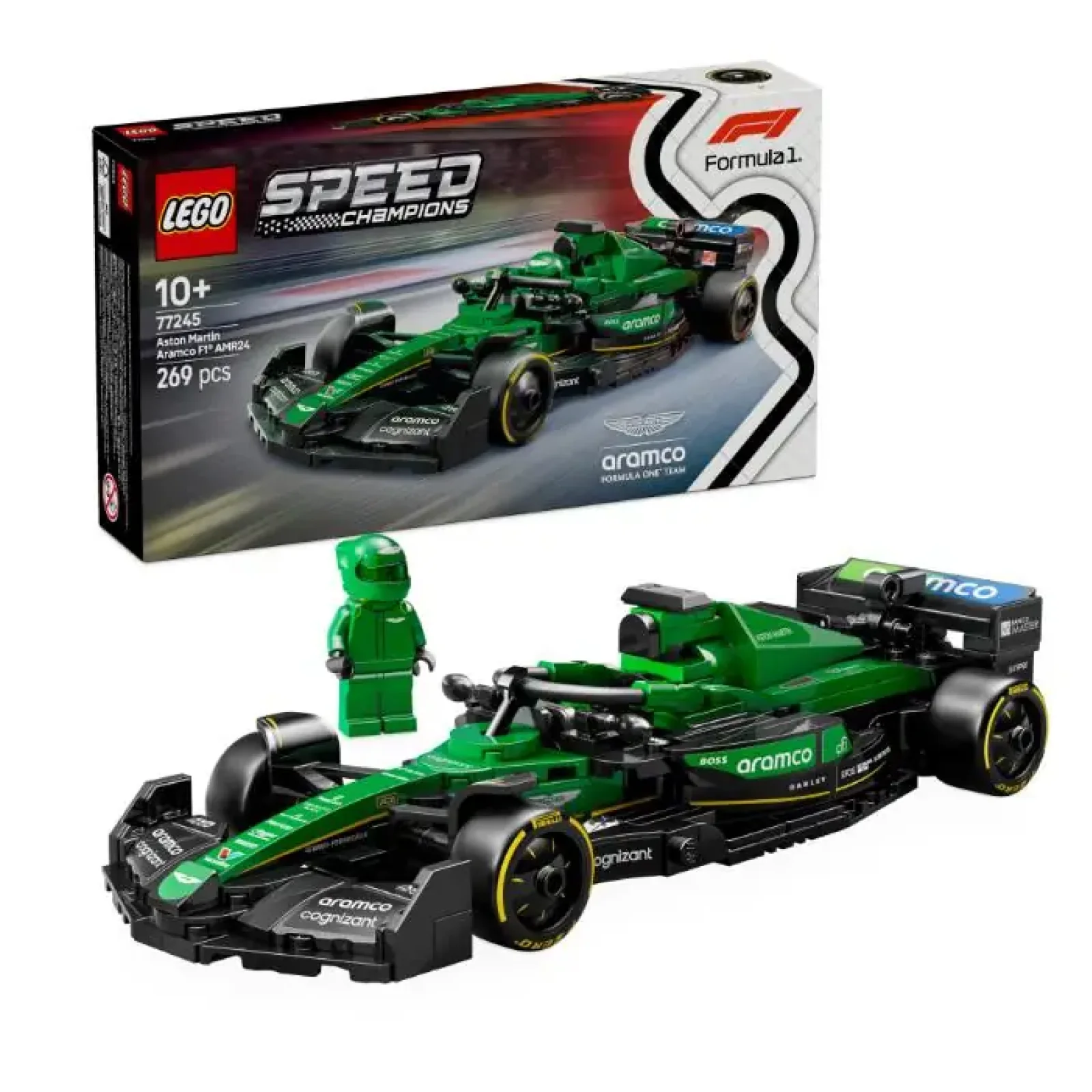 Конструктор LEGO Speed Champions Автомобіль для перегонів Aston Martin Aramco F1® AMR24 (77245) UA