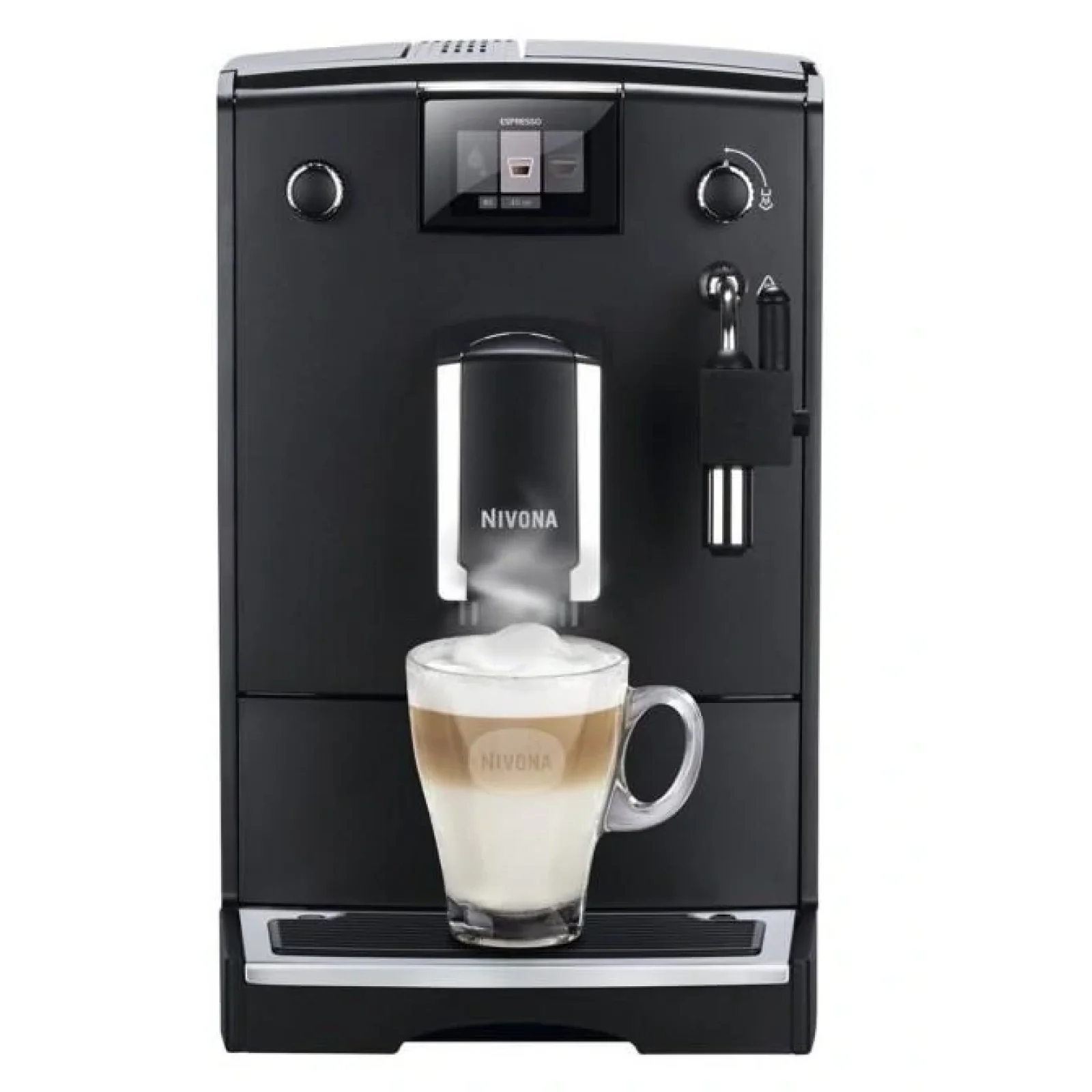 Кавомашина Nivona CafeRomatica, 2.2л, зерно+мелена, ручний капуч, авторецептів -5, чорний, NICR550 UA