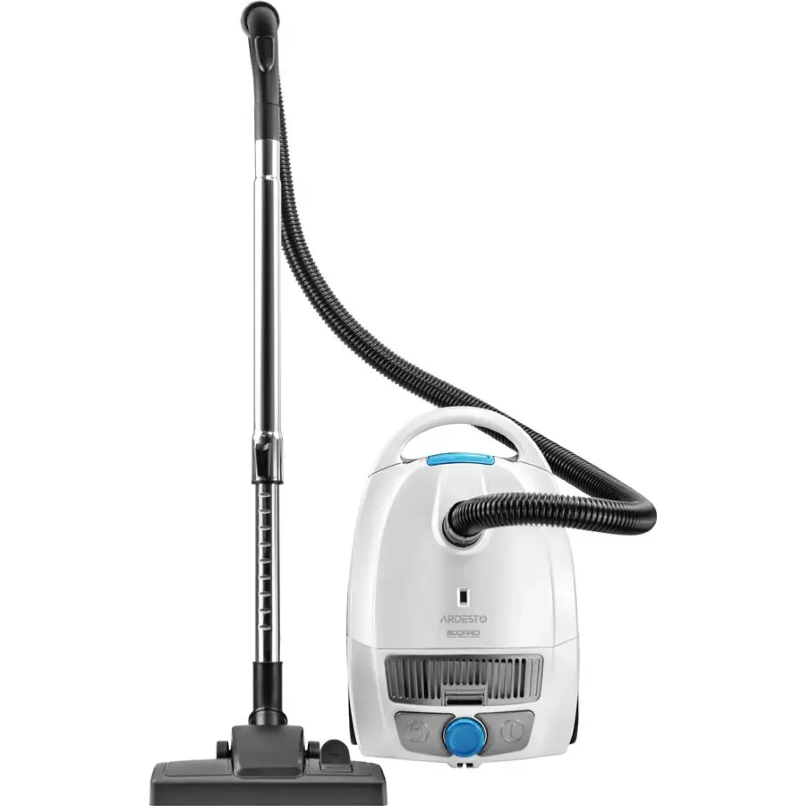 Пилосос Ardesto мішковий, 800Вт, мішок- 3.5л, HEPA, білий (VC-I-B800W) UA