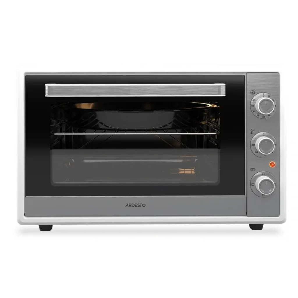 Піч електрична ARDESTO, 60л, 2000Вт, механіч., подвійне скло, білий, MEO-F60W UA