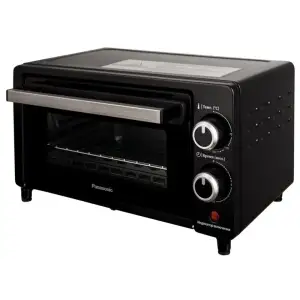 Піч електрична Panasonic, 9л, 1200Вт, механіч., гриль, чорна, NT-H900KTQ UA