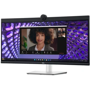 Монітор DELL 34" P3424WEB HDMI, DP, USB-C, RJ-45, MM, IPS, 3440x1440, sRGB 99%, CURVED, HAS, Cam, 210-BFOB UA