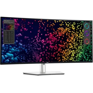 Монітор DELL 40" U4025QW HDMI, DP, USB-C, Thunderbolt, MM, RJ-45, IPS Black, 5120x2160, 21:9, 120Hz, DCI-P3 99%, CURVED, HAS, 210-BMDV UA