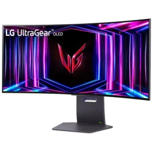 Монітор LG 34" 34GS95QE-B 2xHDMI, DP, USB, Audio, OLED, 3440x1440, 240Hz, 0.03ms, DCI-P3 98.5%, G-SYNC, FreeSync, AdaptiveSync, HAS, DisplayHDR True Black 400, 34GS95QE-B.ADRZ UA