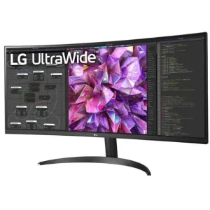 Монітор LG 34" 34WQ60C-B 2xHDMI, DP, Audio, IPS, 3440x1440, 21:9; sRGB 99%, CURVED, HDR10 UA