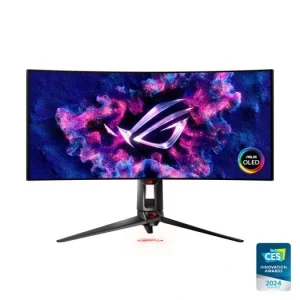 Монитор Asus 33.9" ROG Swift PG34WCDM 2xHDMI, DP, USB-C, 3xUSB, MM, OLED, 3440x1440, 21:9, 240Hz, 0.03ms, DCI-P3 99%, CURVED, AdaptiveSync, HAS, HDR400, 90LM09L0-B01A70 UA