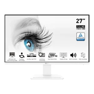 Монитор MSI 27" PRO MP273AW D-Sub, HDMI, DP, MM, IPS, 100Hz, 4ms, sRGB 106%, White, 9S6-3PB4CH-083 UA