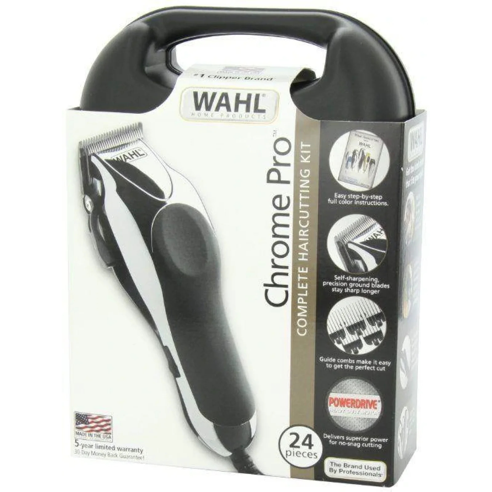 Машинка для стрижки Wahl ChromePro DeLuxe 79524-2716 UA