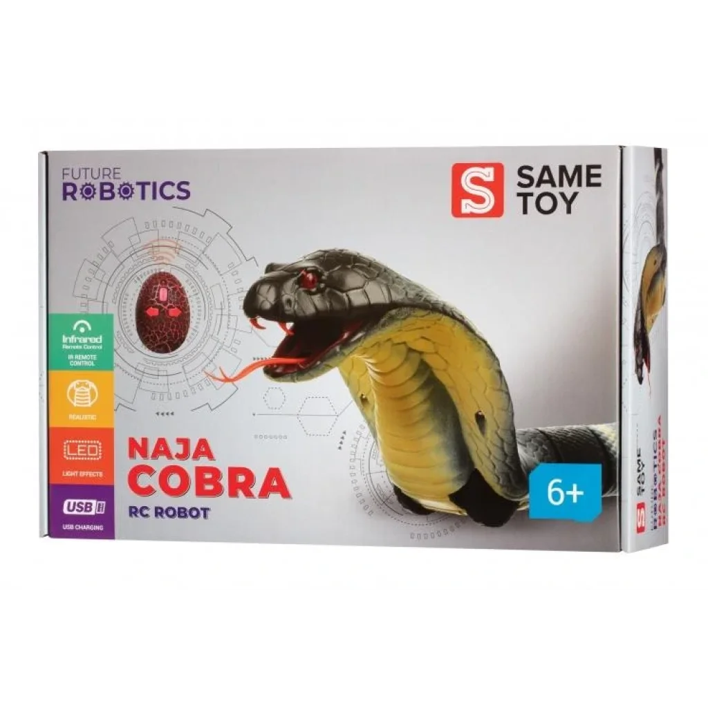 Робот Same Toy Настоящая Кобра на радиоуправлении (Серая) UA