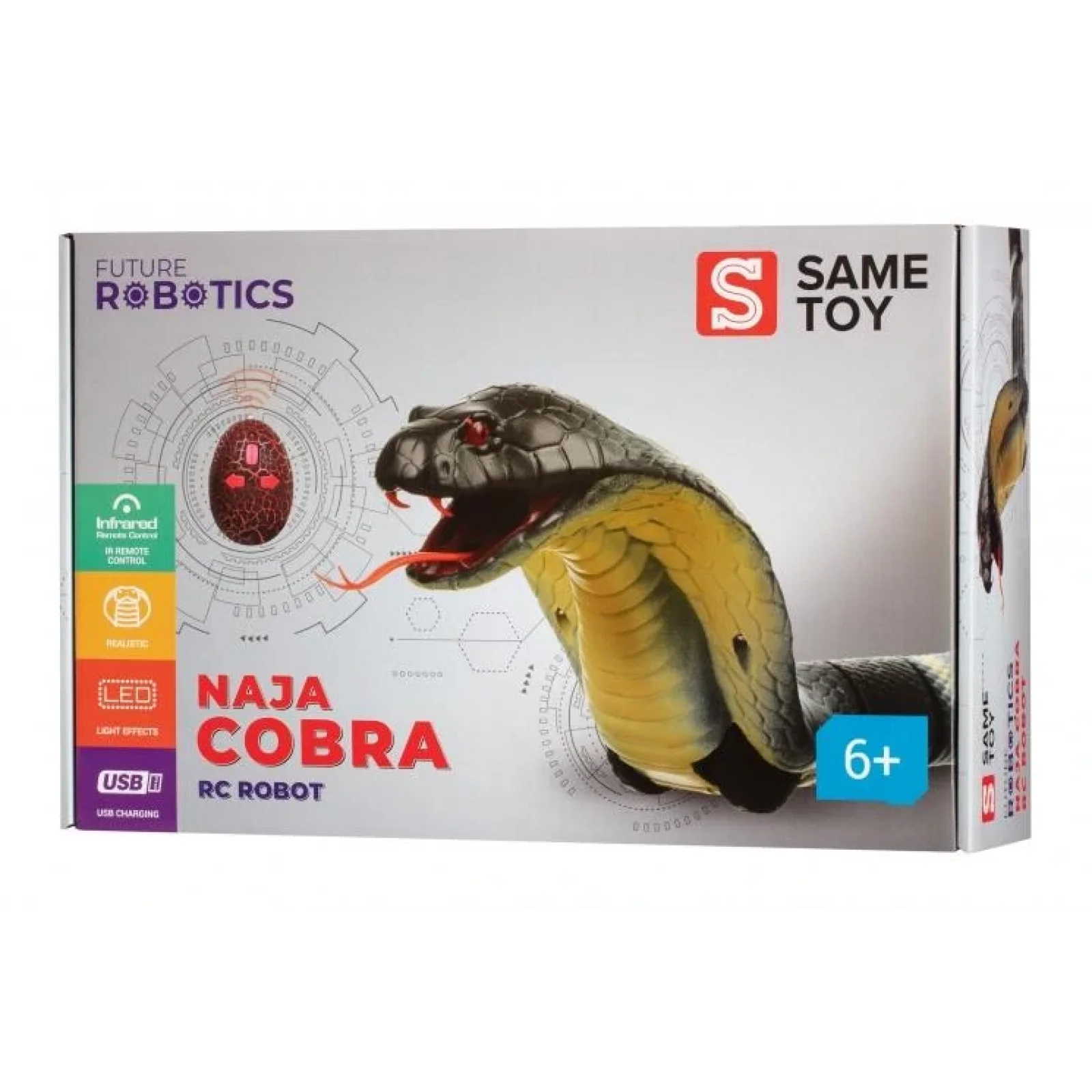 Робот Same Toy Справжня Кобра на радіокеруванні (Сіра) UA