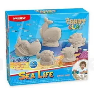 Пісок для творчості Paulinda Sandy clay Морське життя 300г 5 од PL-140016 UA