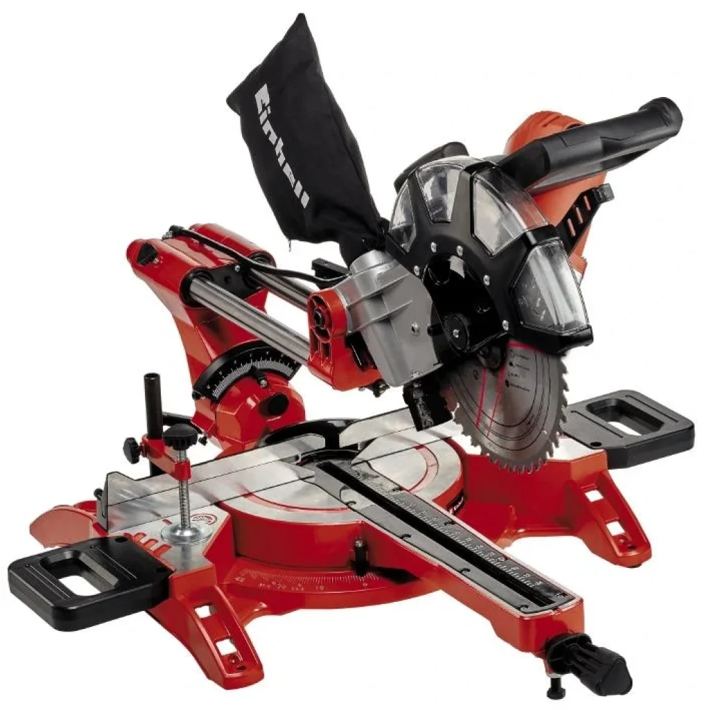 Пила торцювальна з протяжкою Einhell TC-SM 2534/1 Dual, 2100 Вт, диск 250 мм, лазер, 4300395 UA