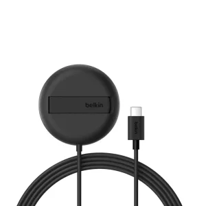 Зарядний пристрій бездротовий Belkin UltraCharge Magnetic Kickstand 15Вт, чорний (WIA011HQBK) UA