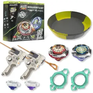 Набір Infinity Nado VII Pro Series Modular Battle Set Громовий Мисливець Тіней і Вогняне Колесо Вибуху (Thunder Shadow Hunter vs Fiery Blast Wheel) (EU664181) UA