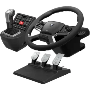 Кермо і педалі HORI Force Feedback Truck Control System для ПК (ACC-1151) UA